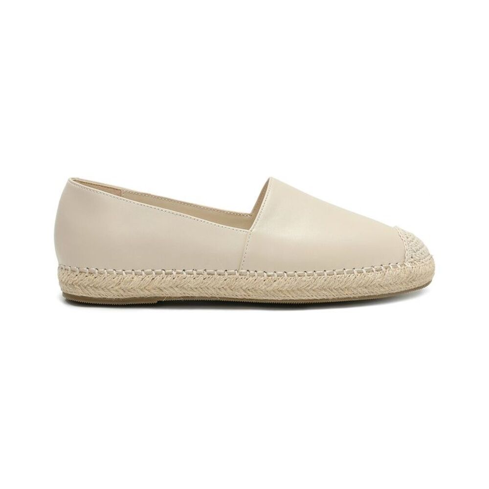 Tiffany & Fred Paris Leather Espadrille, Beige